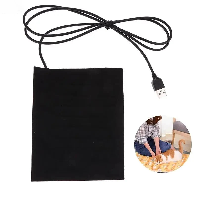 5V USB Carbon Fiber Electric Heater High Temperature 50-60℃ Waist Knee Pain Relief Fast Heating Portable Pad