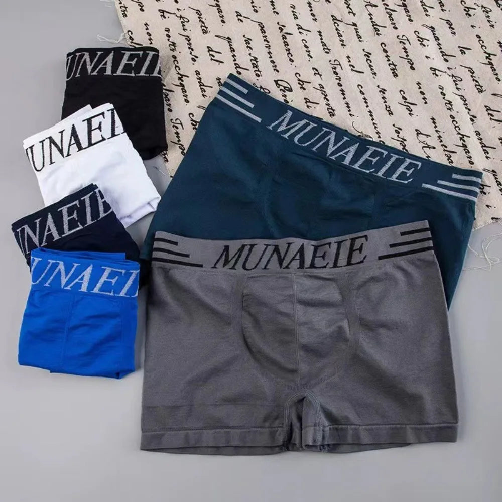 High-quality Seamless Men Pants Comfortable Sexy U Convex Breathable Underpant Solid Color Lingerie Boxer Shorts Man Underwear