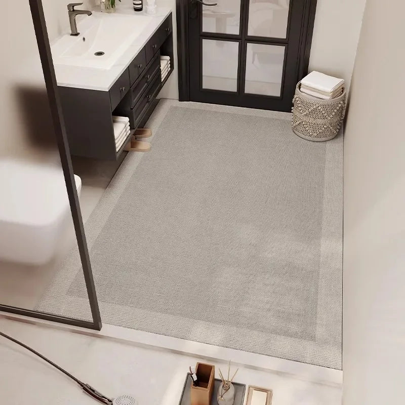Carpet in the Bathroom Mat Absorbent Non-Slip Floor Mats Home