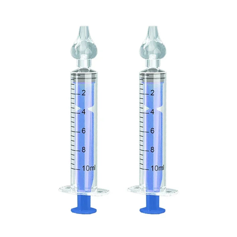 10ML/20ML Baby Nose Cleaner Needle Tube Nasal Aspirator Reusable Baby Rhinitis Nasal Washer Syringe Nasal Irrigator for Children