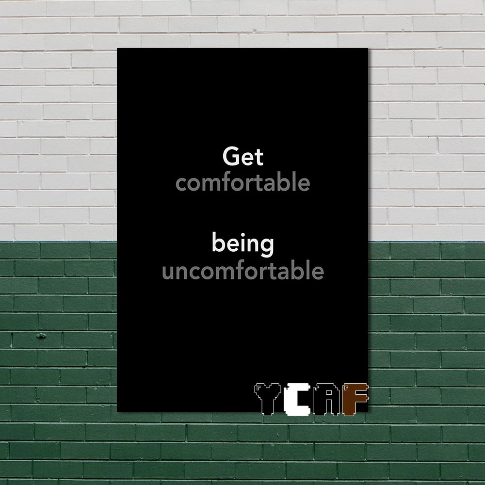 Motivational Quotes Black Minimalist Poster Canvas Aesthetic Decor for Office Quote Wall Art Decoration Gym Inspirational Poster