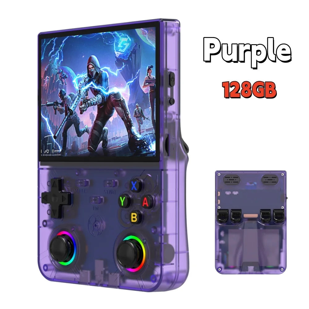 R36 Ultra X Retro Handheld Game Player WiFi Open Source Linux System 4.5" IPS Screen Hall Effect Emulator Wireless Gamepad Gift
