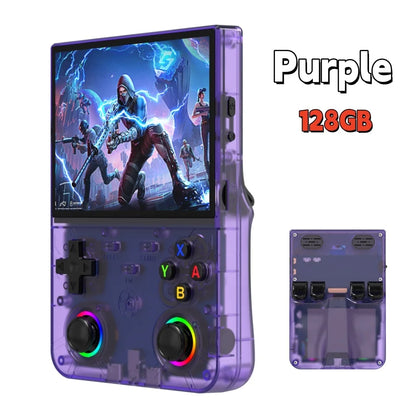 R36 Ultra X Retro Handheld Game Player WiFi Open Source Linux System 4.5" IPS Screen Hall Effect Emulator Wireless Gamepad Gift
