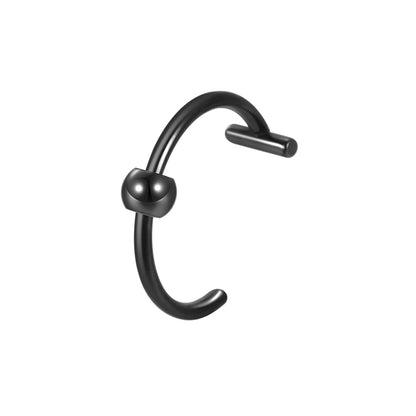 1PC Stainless Steel Fake Nose Ring Hoop Septum Rings Non-Pierced C Clip Lip Ring Earring Fake Nose Piercings Women Body Jewelry