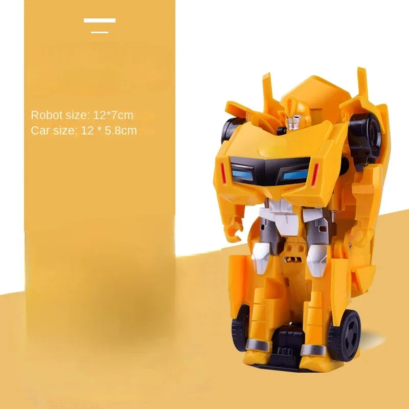 Transformation Toy Robot One Step Deformation Car Action Figure Model Dinosaur Toys for Boys