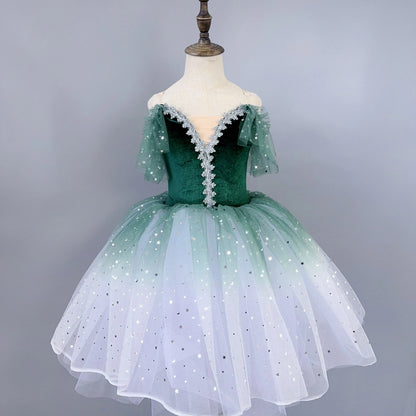 Ballet Performance Tutu Dress Girls Dance Wear Outfit Children Stage Clothing Fashion Ballet Dresses Princess Vestido Kids