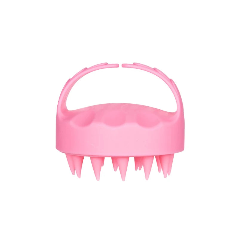 Silicone Shampoo Head Scalp Massage Brush Soft Skin Friendly Hair Washing Massager Comb SPA Beauty Hair Care Tool for Salon