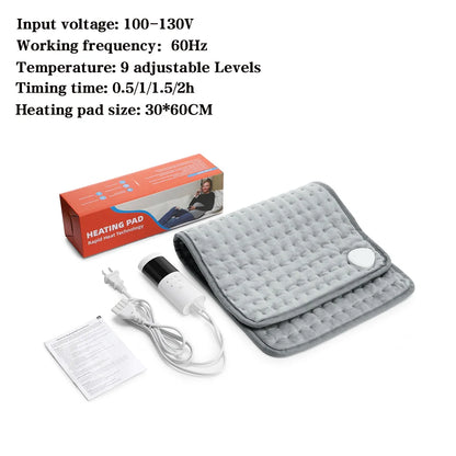Electric Heating Pad Waist Heated Belt Multifunctional Thermal Blanket for Household Waist Lumbar Back Pad Belt Warmth Tool