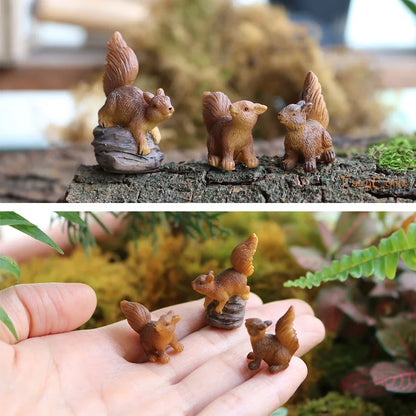Miniature Garden Fairies Figurines Resin Mini Fairy Statue Figure Fairy Garden Ornaments Decorations Accessories