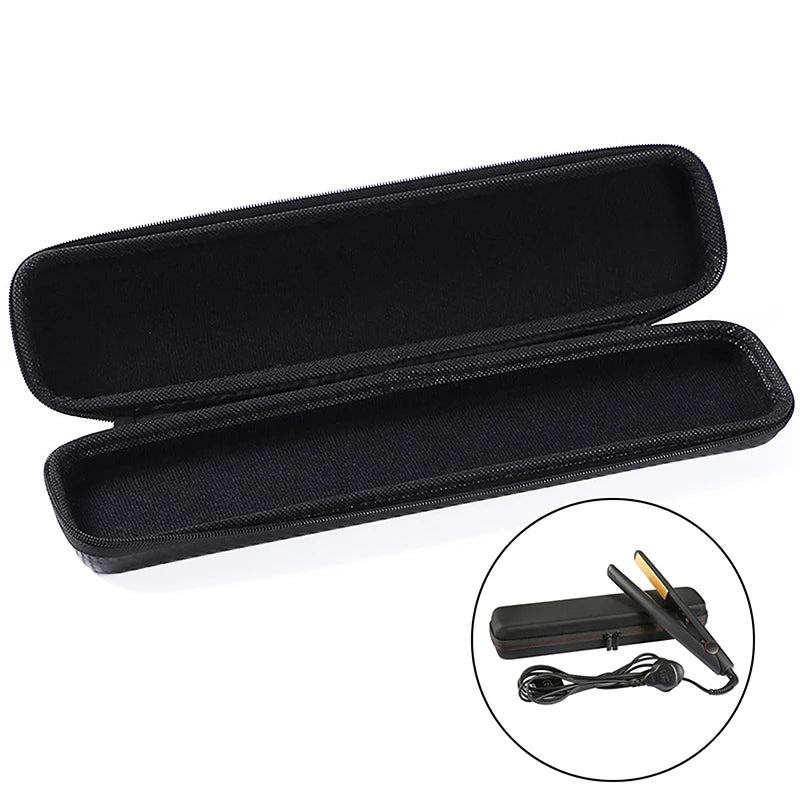 Hair Straightener Storage Bag Curling Iron Storage Container Hair Straightener Protective Travel Carrying Case Portable