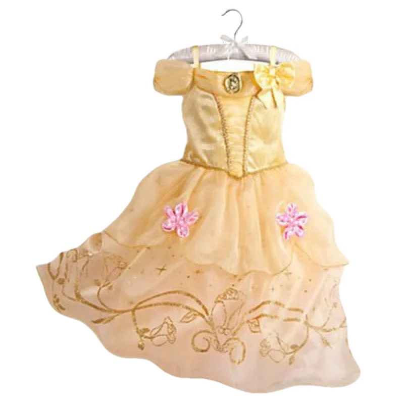 Elsa Anna Kid Princess Girls Dress Rapunzal  Kids Cosplay Halloween Vestidos Children Costume Birthday Party Dress