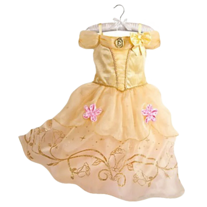 Elsa Anna Kid Princess Girls Dress Rapunzal  Kids Cosplay Halloween Vestidos Children Costume Birthday Party Dress