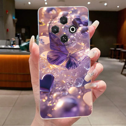 For Tecno Spark 30C Case kl5 kl5n Aesthetic Butterfly Flower Clear Soft Silicone Back Cover Techno Spark 30C Phone Case k15 k15n