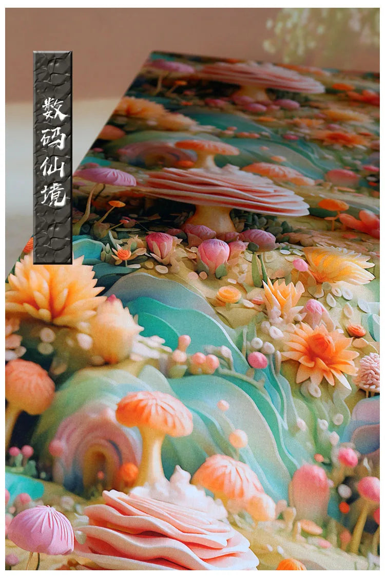 Digital Printed Rayon Fabric Summer By Meters for Women Dress Pajamas Cool Blankets Diy Sewing Soft Smooth Floral Textile Cloth