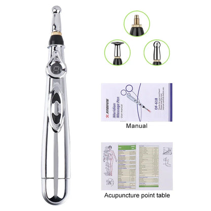 5 in 1 Electronic Acupuncture Pen Meridian Energy Pulse Massage Pen Acupoint Stimulation Pain Relief Muscle Relaxation Portable