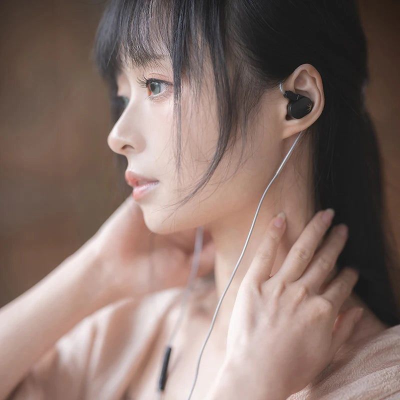 MOONDROP CHU II DSP Headphones High Performance Dynamic Driver USB-C In-ear Monitors TYPE-C With microphone earphone
