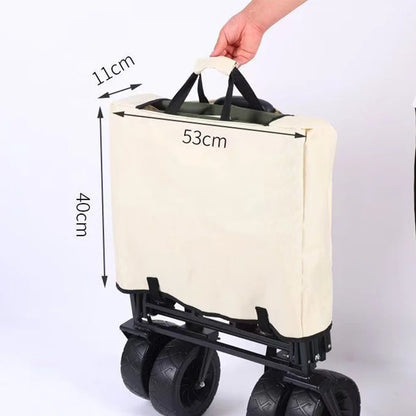 Camping Cart Folding Wagon Cover Storage Bag Dustproof Waterproof And Compact For Beach Picnic RV And Outdoor Adventure Use