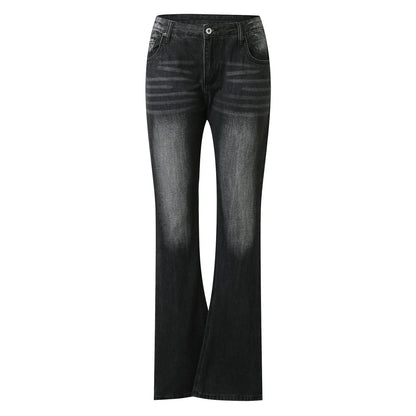 Jeans For Womens Stretch Mid Waisted Denim Pants Button Straight Leg Jeans Skinny Fit Denim Trousers Casual Ladies Streetwear