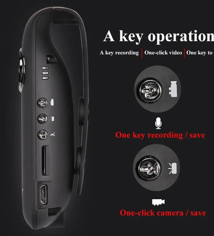 1080P Digtal Small Mini Camera Magnet Camcorder Bodycam Pen Micro Body Cam Motion Detect Sports DV DVR Video Recorder VS SQ11 A3