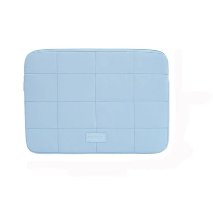 14/15.6inch Quilted Tablet Bag Shockproof Solid Color Travel Tablet Sleeve Wear-resistant Ultralight Tablet Protection Cases