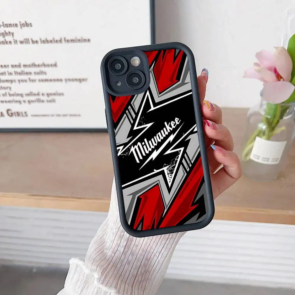 Fashion Phone Case for M-Milwaukees IPhone 17 16e 16 15 14 13 12 11 Air Pro Max Mini XR XS X 7 8 6 6s Plus Soft TPU Back Cover