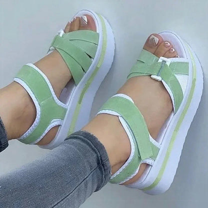 Women's Wedges Platform Sandals Summer 2024 New Woman Fashion Casual Sandals Heeled Shoes Female Footwear Wedges Shoes