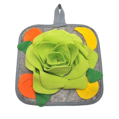 Pet Snuffle Mat For Dogs Rabbit Pet Feeding Foraging Trainingpad Bunny Blanket Toys Puzzle Dogs Toy Dispenser Rabbits