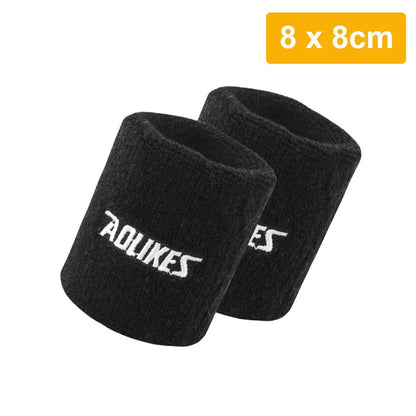 AOLIKES 1 Pair Sweatbands Sports Wristband for Men & Women - Moisture Wicking Athletic Sweatband for Tennis, Basketball, Running