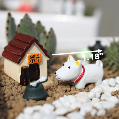 Animal Country Farm Fairy Garden Accessories Miniature Ornament Statue Figurines Landscape Bonsai Pot Dollhouse Terrarium Decor