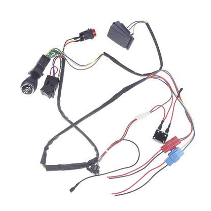 Children Electric Car DIY Modified Wires And Switch Kit With 2.4G Bluetooth RC And Controller For Baby Electric Car Self-made