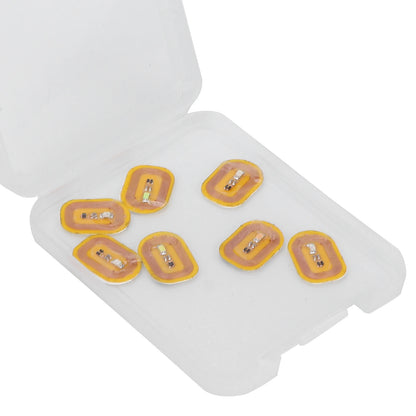 7pcs NFC Lighting Nail Art Stickers Different Colors Self Adhesive Intelligent Nail Stickers NFC Nail Sticker NFC Nail Art Tips