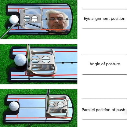 Hot Sale Golf Eye Line Practice Golf Swing Training Aids Putting Alignment Mirror Golf Practice Putter Mirror Golf Swing Trainer