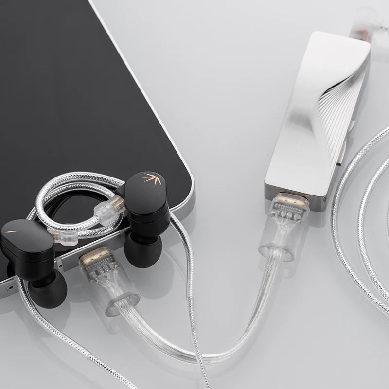 MOONDROP CHU II High Performance Dynamic Driver IEMs Interchangeable Cable In-Ear Headphone