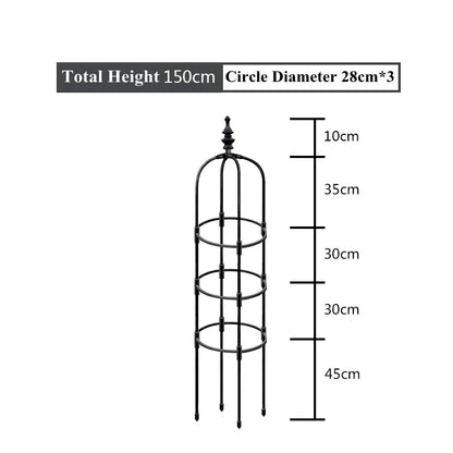 Plant Climbing Supporter Climbing Plant Support  Frame Outdoor Flower  Vines Pot Stand Garden Climbing Frame Indoor Floral Decor