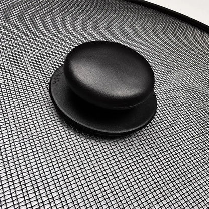 Black Splatter Screen Anti Grease Frying Pan Oil Splash Guard Fine Mesh Splash Guard Cover Lid Gadget Kitchen Tool with Handle