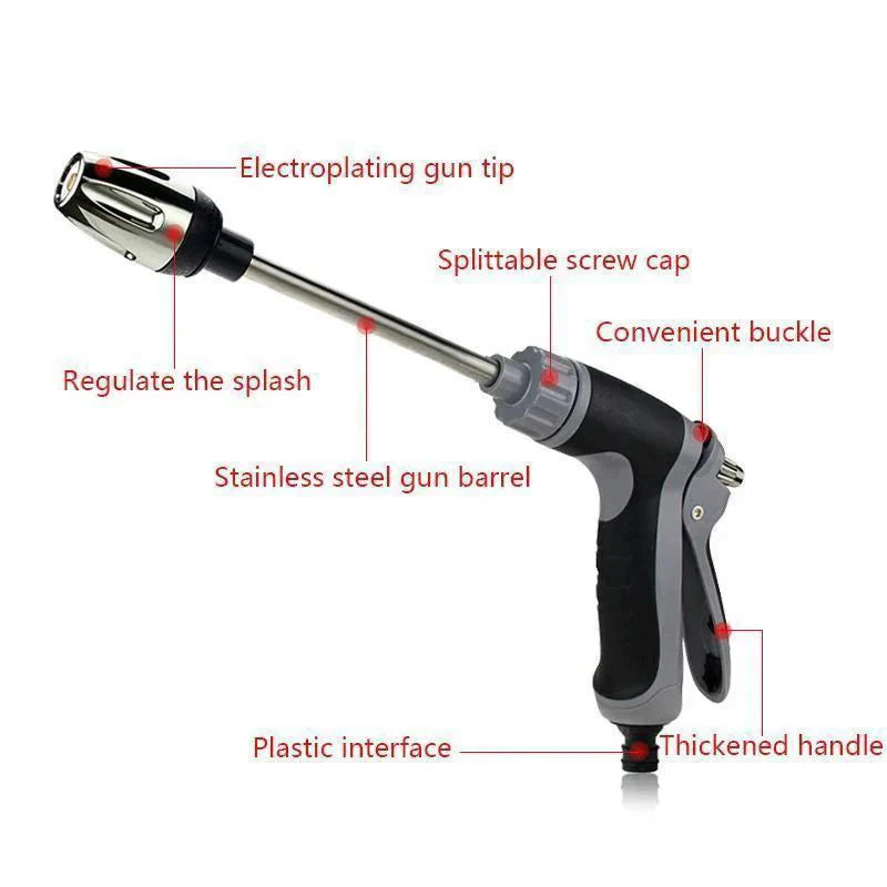 Garden Lawn Watering Hose Nozzle Foam Lance Portable Automobiles Cleaning Tool High Pressure Sprinkler Water Gun Car Washers
