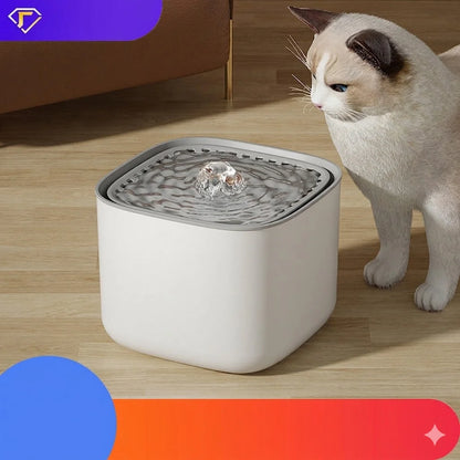 3L Cat Water Fountain Auto Recirculate PP Material Large Capacity USB Electric Mute Cats Water Dispenser for Cat to Drink Water