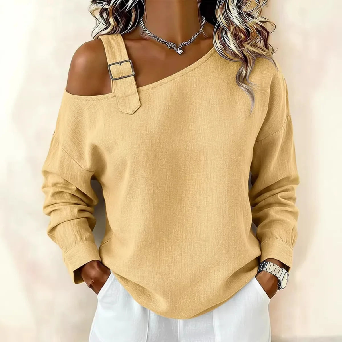 2026 Fashion New Women's Top T Shirt Spring Autumn Elegant Casual White Office Holiday Party Loose Tops Tshirts Tee Shirt Femme