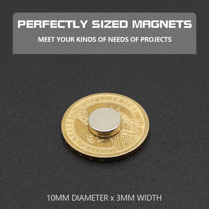 Super Powerful round Neodymium Magnet NdFeB N35 Strong Permanent Magnetic Imans for Refrigerator Various Sizes 2x2/4x2/5x1/6x2/8