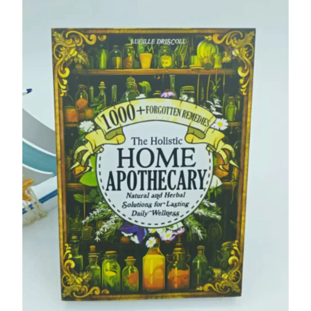 The Holistic Home Apothecary Families English Paperback 1000+ Natural Herbal Remedies Wellness Handbook Free Shipping