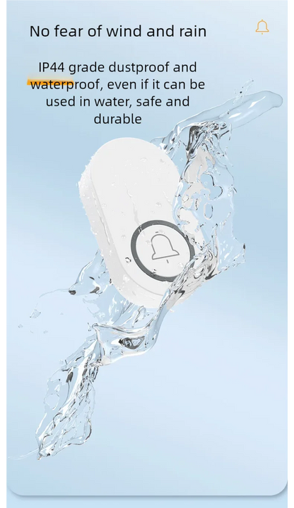 Self-Pow remote control doorbell AB door household waterproof long-distance intelligent electronic wireless doorbell
