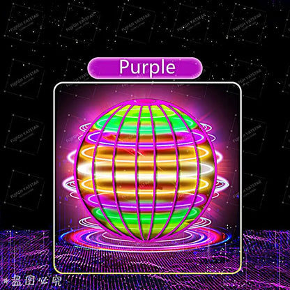 2026 Hand Controlled Flying Ball Boomerang Hover Ball Flying Spinner Toy with Magic LED Lights Fidget Toys