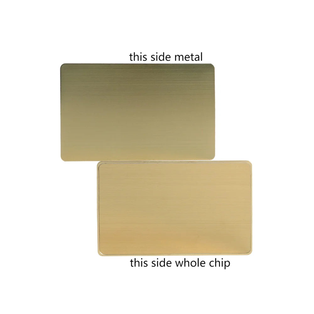 1PCS, Metal NFC Card 215/216 Chip,Smart Business Social Digital Card,13.56MHZ