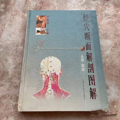 Used Acupuncture Meridian Cross-Section Anatomy Atlas - Full Color Medical Illustration Book