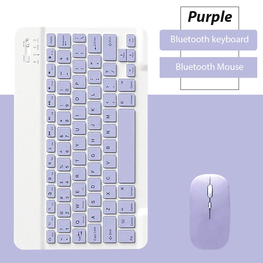 Bluetooth Wireless Keyboard Universal Mobile Phone Tablet Keyboard And Mouse Mini Bluetooth Keyboard Ipad Keyboard Accessories
