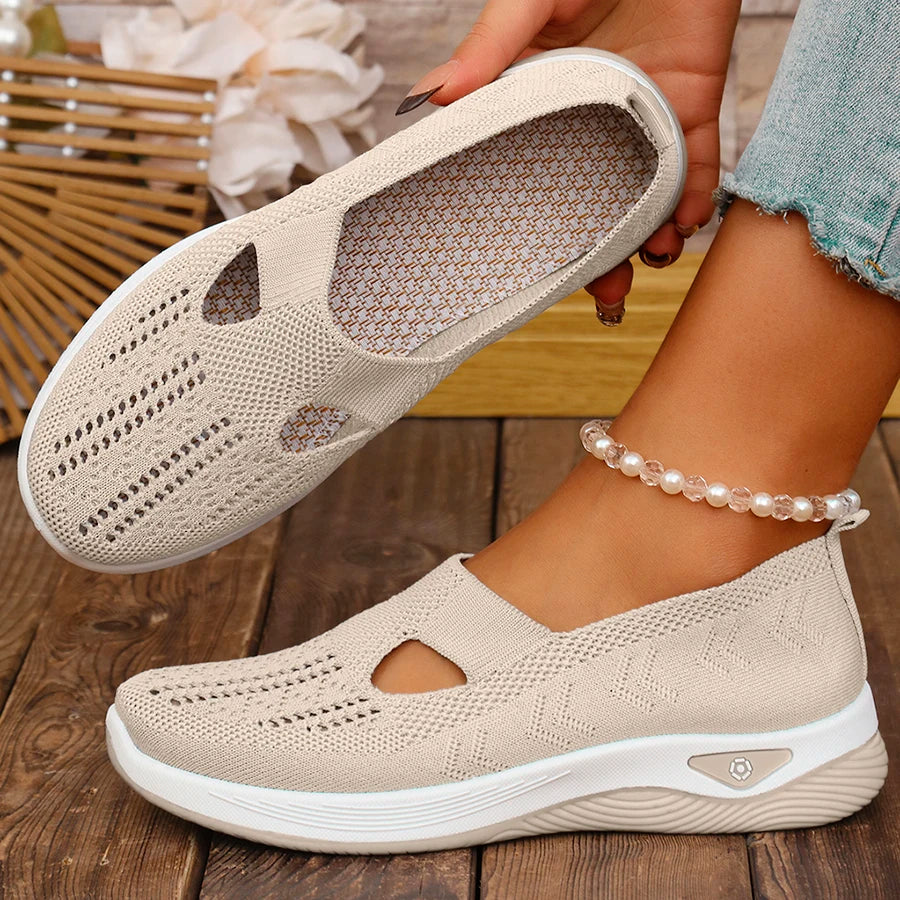 Women's Slip-On Sneakers | Flat Low-Profile Design | Casual Everyday Wear