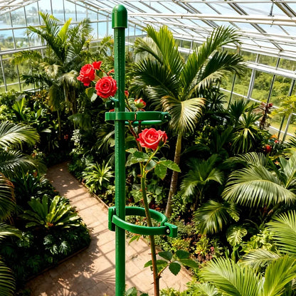 20/5PCS Plant Support Rods Adjustable Plant Stake Orchid Sticks With Clip Flowers Plants Vine Stand Holder Garden Stakes Pole