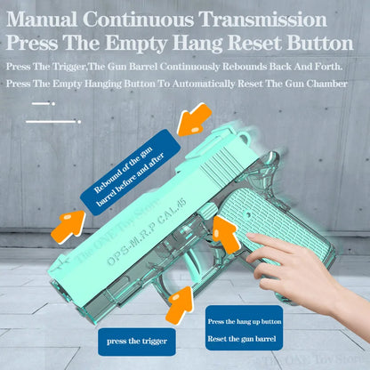 NEW M1911 Pistol Water Guns Toy Summer Pool Party Beach Shooting Games Outdoor Toys Birthday Gifts for Boys and Girls