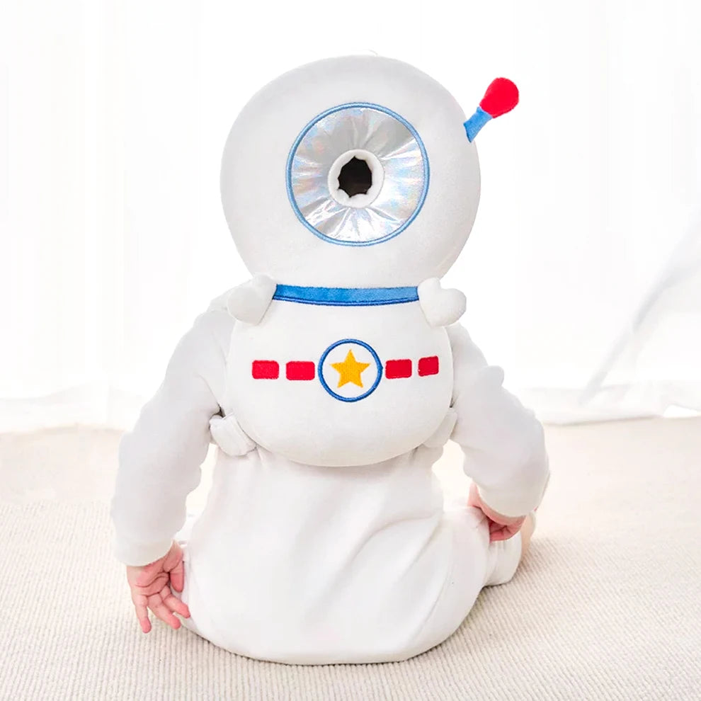 1pc Baby Head Protector Pillow - Protective Backpack, Anti-Fall Head Pillow, Adjustable Baby Head Protection Pad, Comfortable, Cute Cartoon Design, Suitable for Baby Walking and Crawling