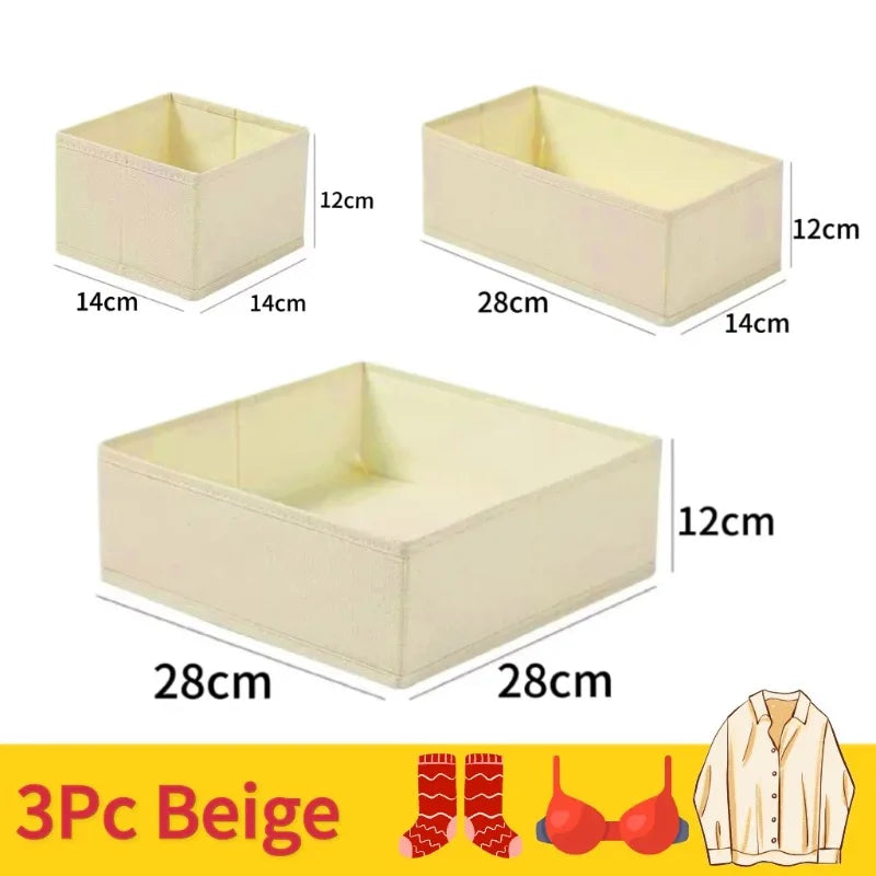 Underwear Organizers Of Cabinets And Drawers Wardrobe Clothes Bra Organizer For Underwear Socks Pants Home Foldable Storage Box